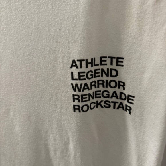 SoulCycle White "SOULWOMAN" Scoop Neck T-Shirt - Gently Worn - Picture 3 of 5